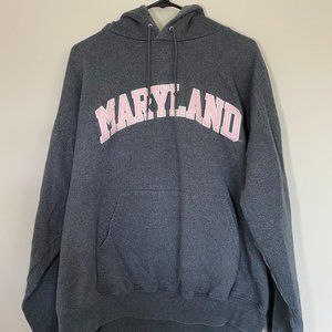 Champion Embroidered Maryland Hoodie Sweatshirt